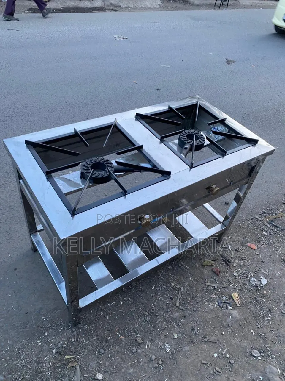 Stainless Steel Two Burner/Low Pressure