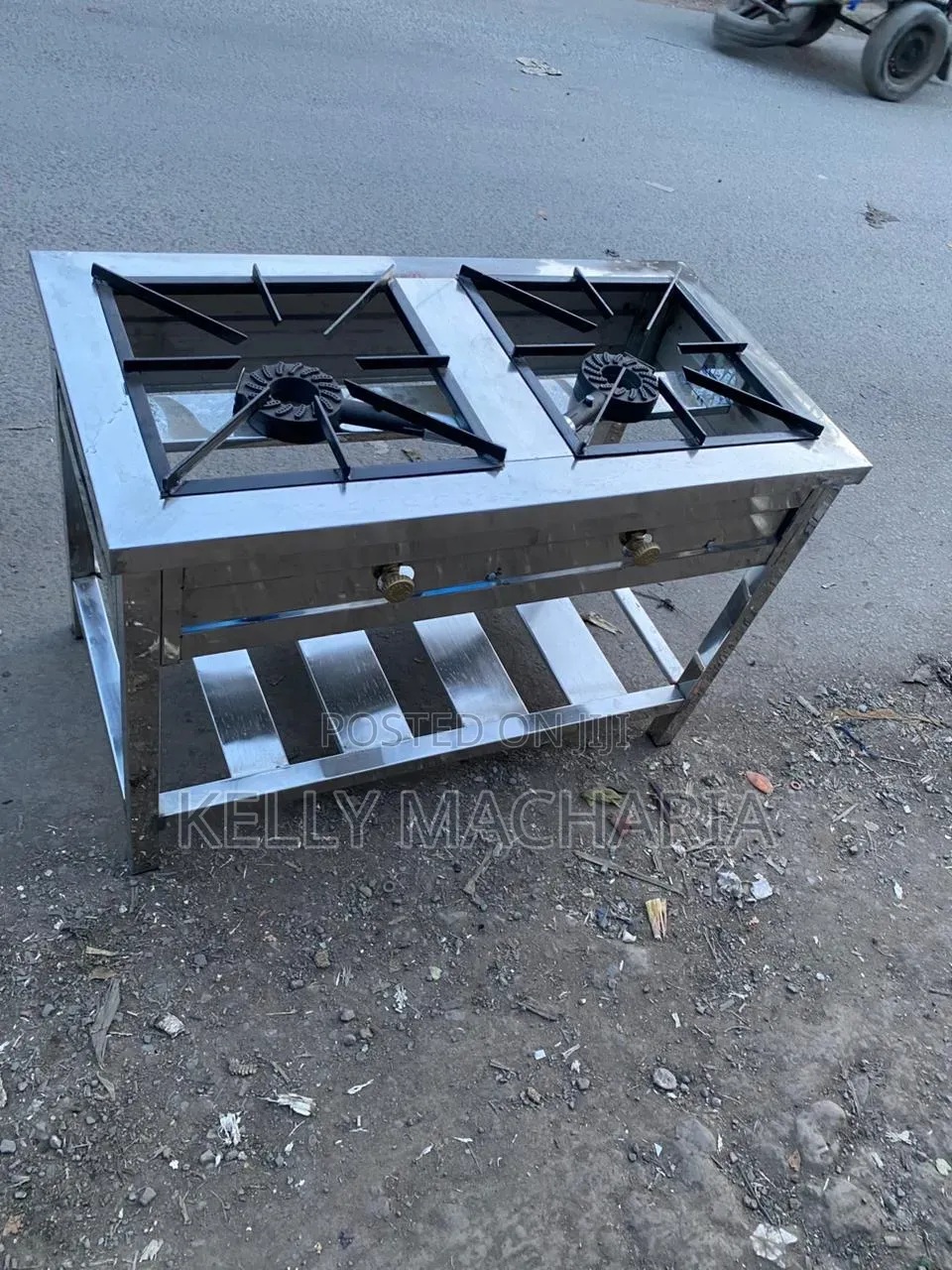 Stainless Steel Two Burner/Low Pressure