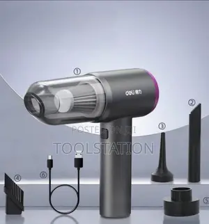 Cordless Car Vacuum Cleaner Portable 2000mAh*2 62000±1000 R/MinEDL8814