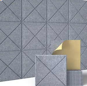 Black Acoustic Soundproof Panels