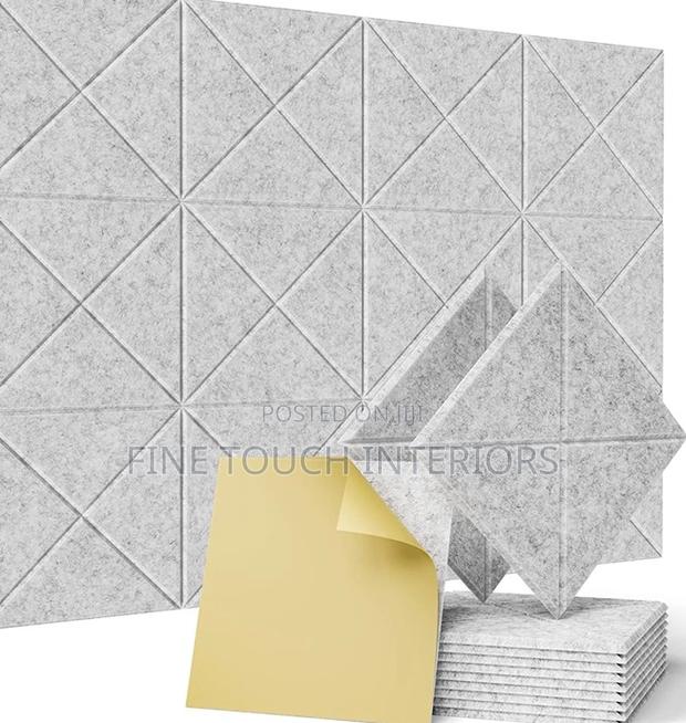 3d Acoustic Soundproof Grey Panels
