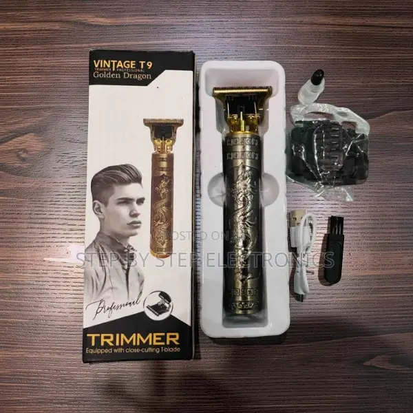 Rechargeable Power Vintage T9 Hair Clipper Shaving Machine