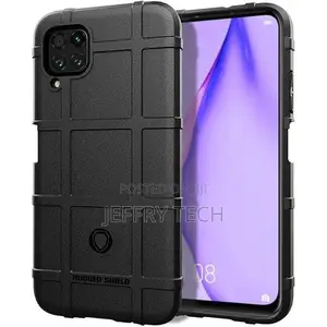 Huawei NOVA 7i Cover, Rugged Shield,Carbon Fiber TPU Material,Smooth