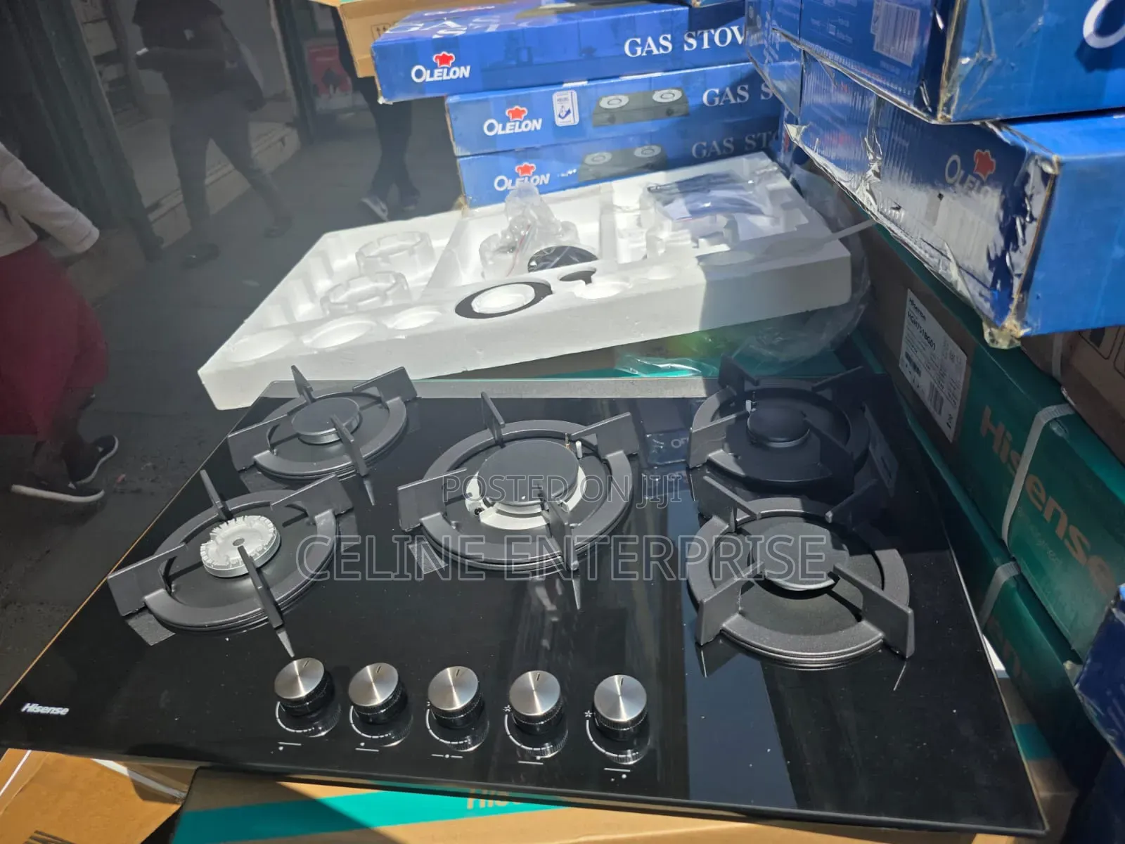 76cm 5-Burner Built-in Gas Hob