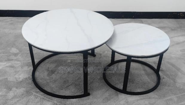 White Nesting Table
