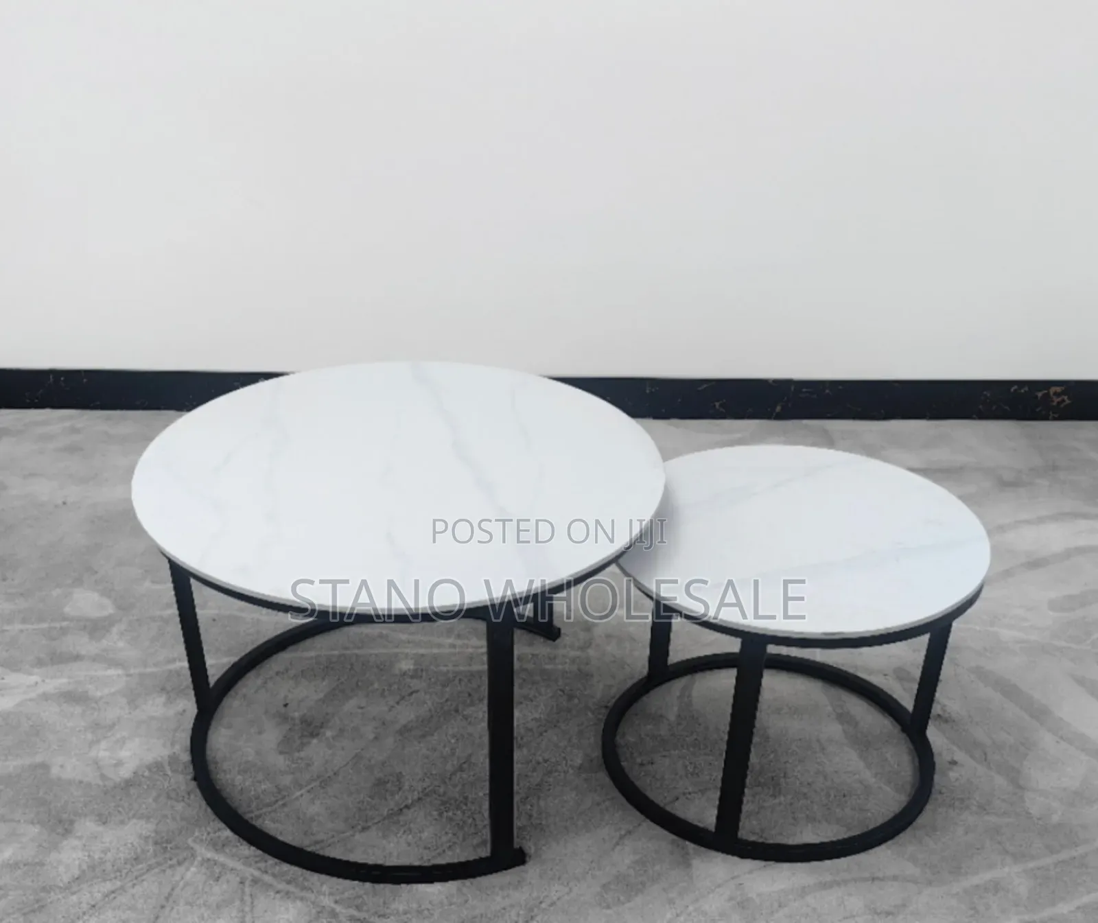 White Nesting Table