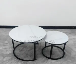 White Nesting Table