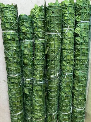 💥 *Restocked at a Lower Price* 💥Artificial Light/Dark Green Fence