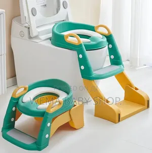 3-in-1 Foldable Baby Potty Training Seat With Step Ladder