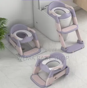 3-in-1 Foldable Baby Potty Training Seat With Step Ladder