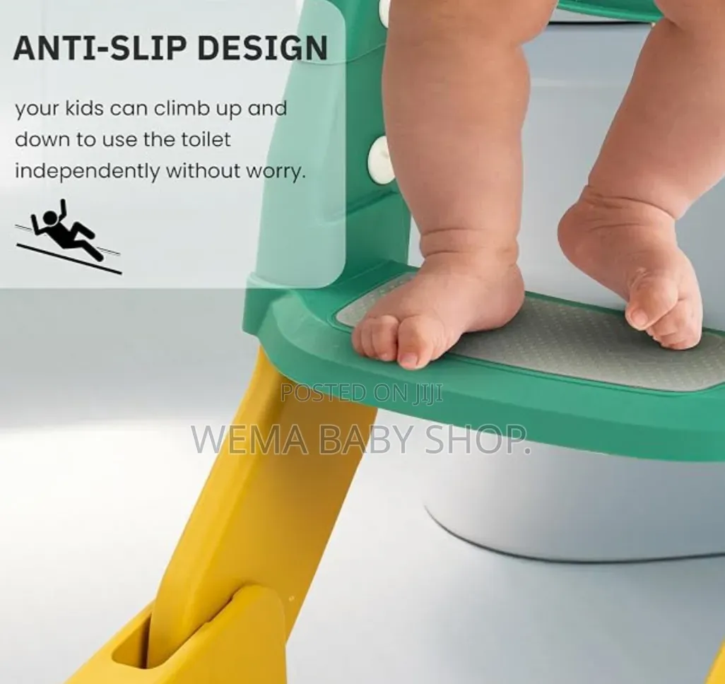 3-in-1 Foldable Baby Potty Training Seat With Step Ladder