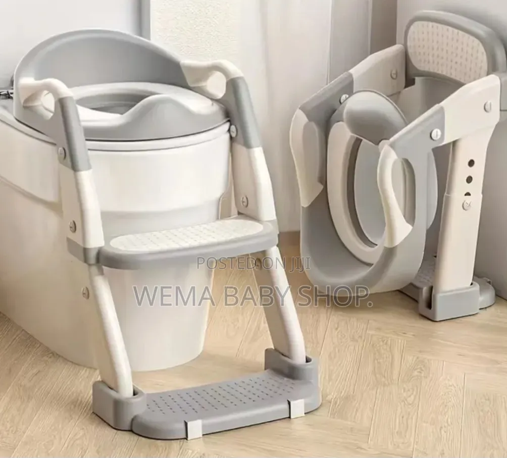 3-in-1 Foldable Baby Potty Training Seat With Step Ladder