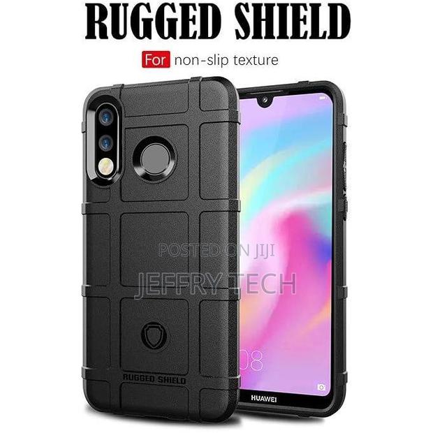 Case Huawei P30 Lite Cover Shell, Rugged Shield,Carbon Fiber TPU Mate - main view
