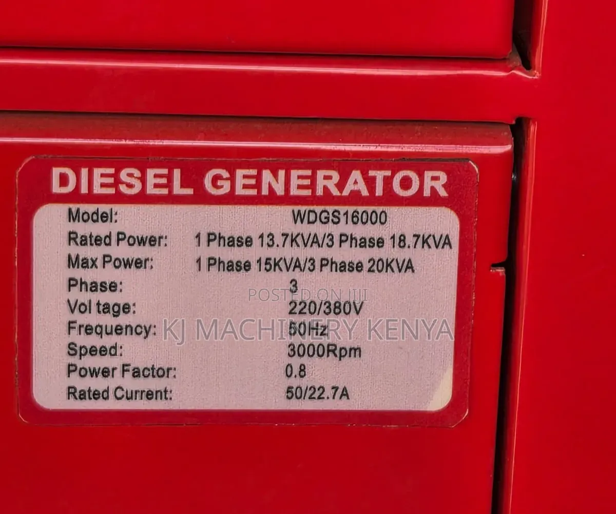 20KVA Windsor Super Silent Diesel Generator 3 Phase + ATS
