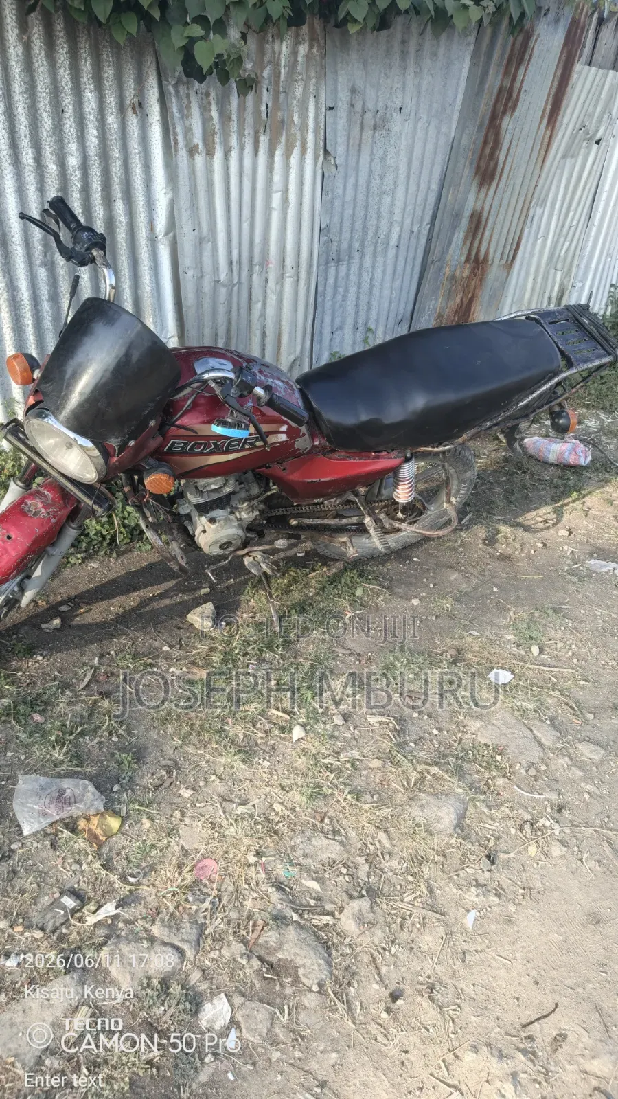 Bajaj Boxer 100 2020 Red