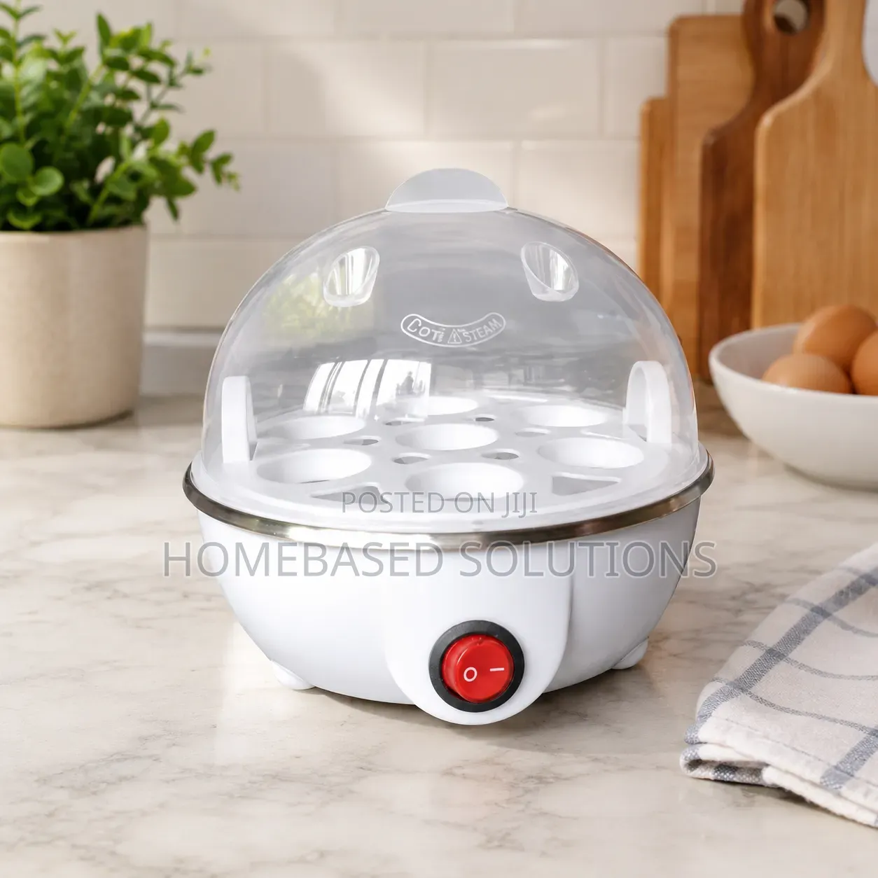White Electric Egg Boiler