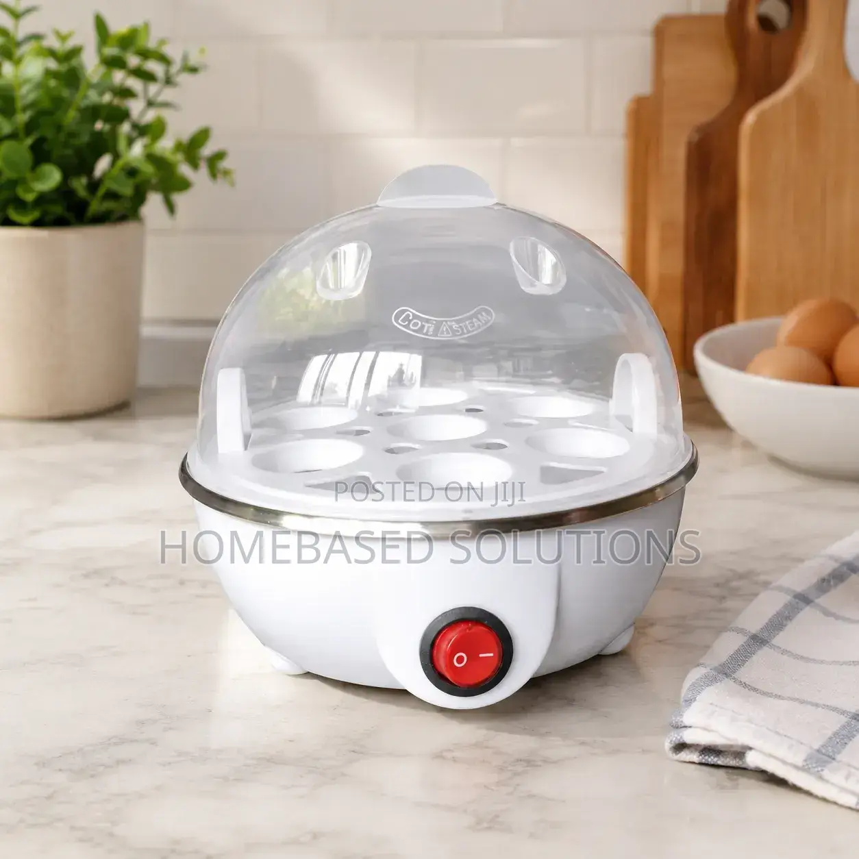 White Electric Egg Boiler