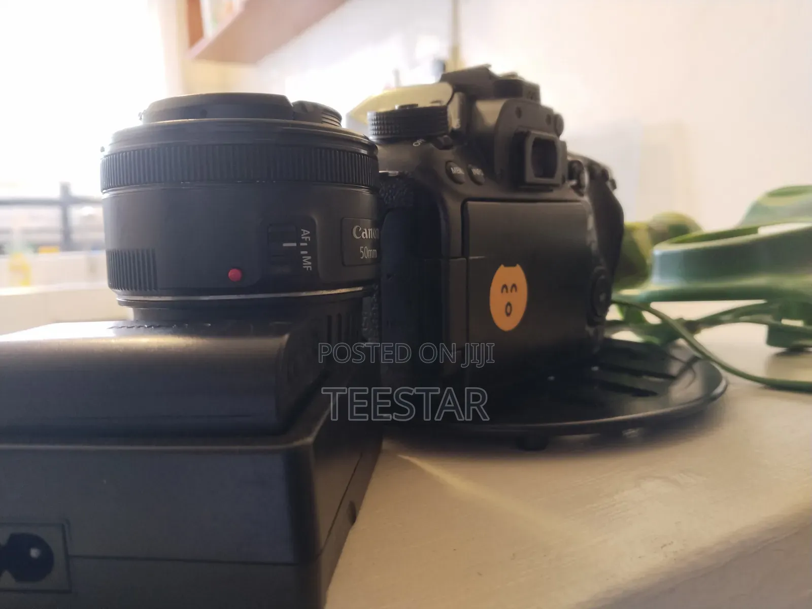 Canon 80D With 50mm Lens and a Camera Cover +ND Fileter