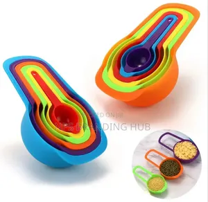 6-Piece Plastic Measuring Cup and Spoon Set (Chu