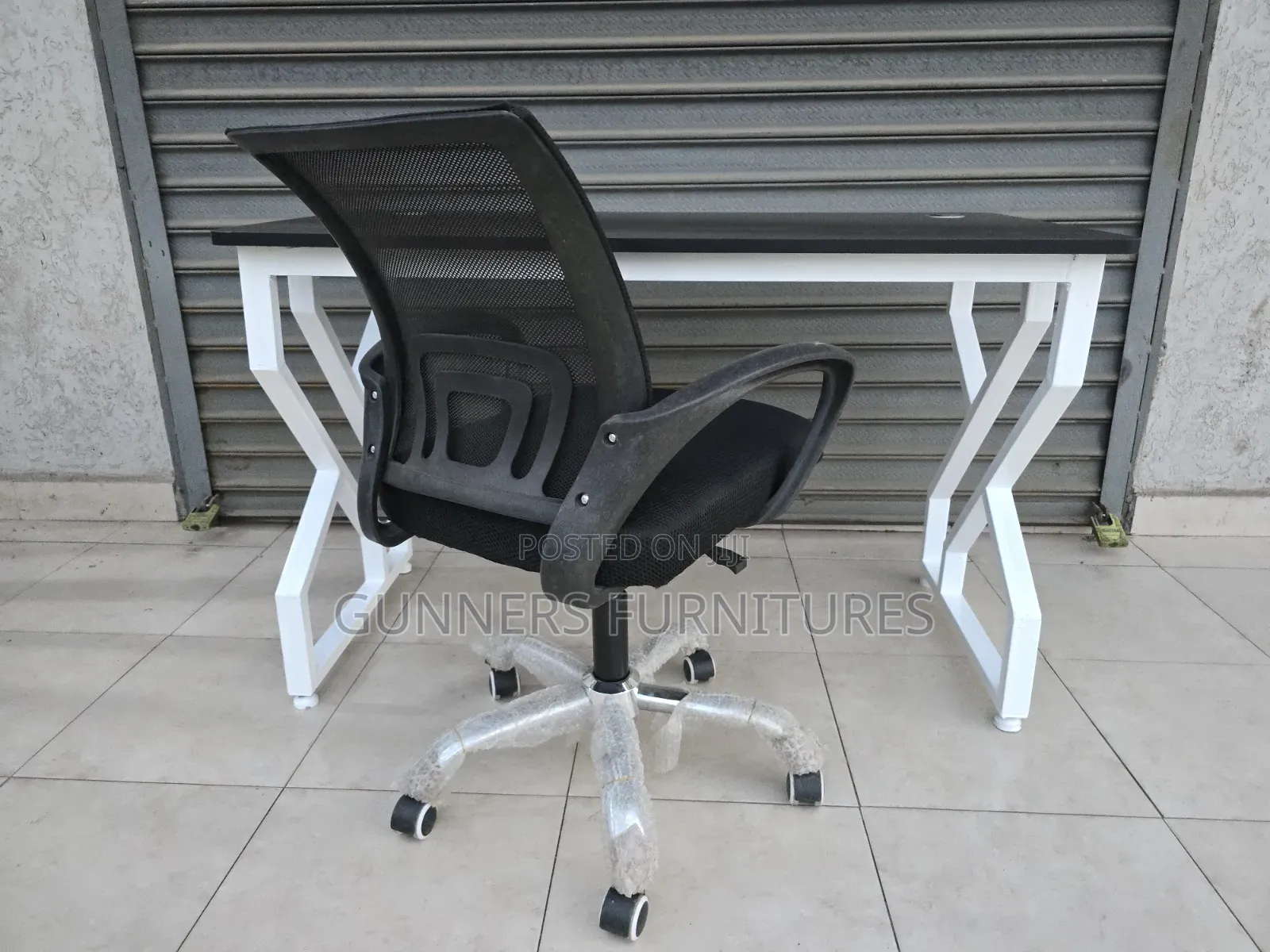 Combo  Office Study Desk and Mesh Chair