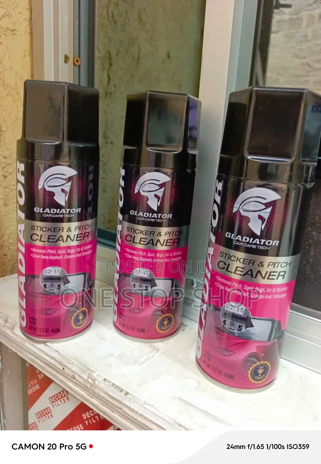 Car Care Tech Sticker Remover on Paint,glass,metal
