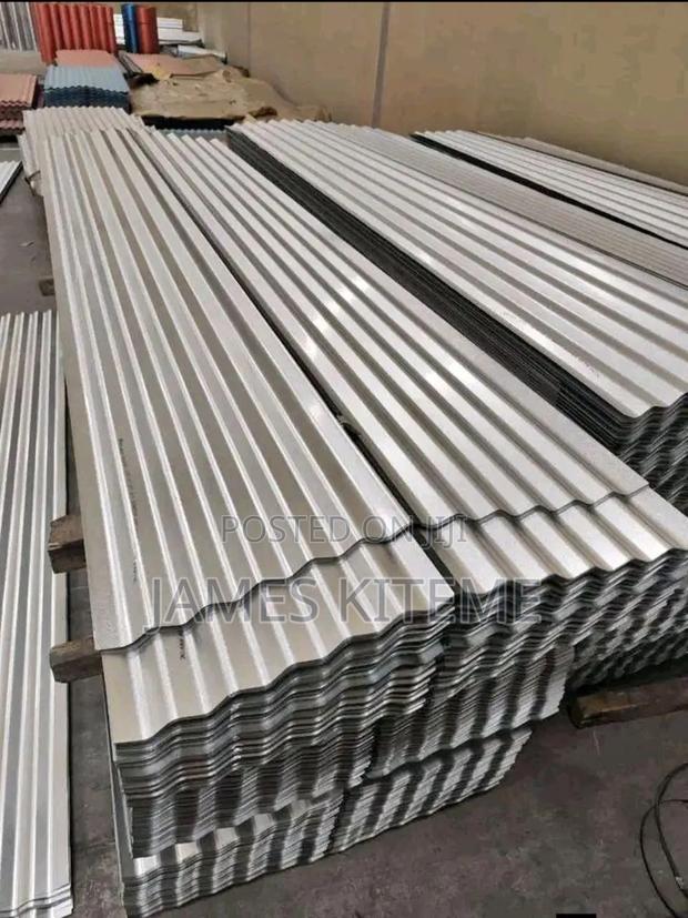 Non Coloured Roofing Mabati (Aluzinc)