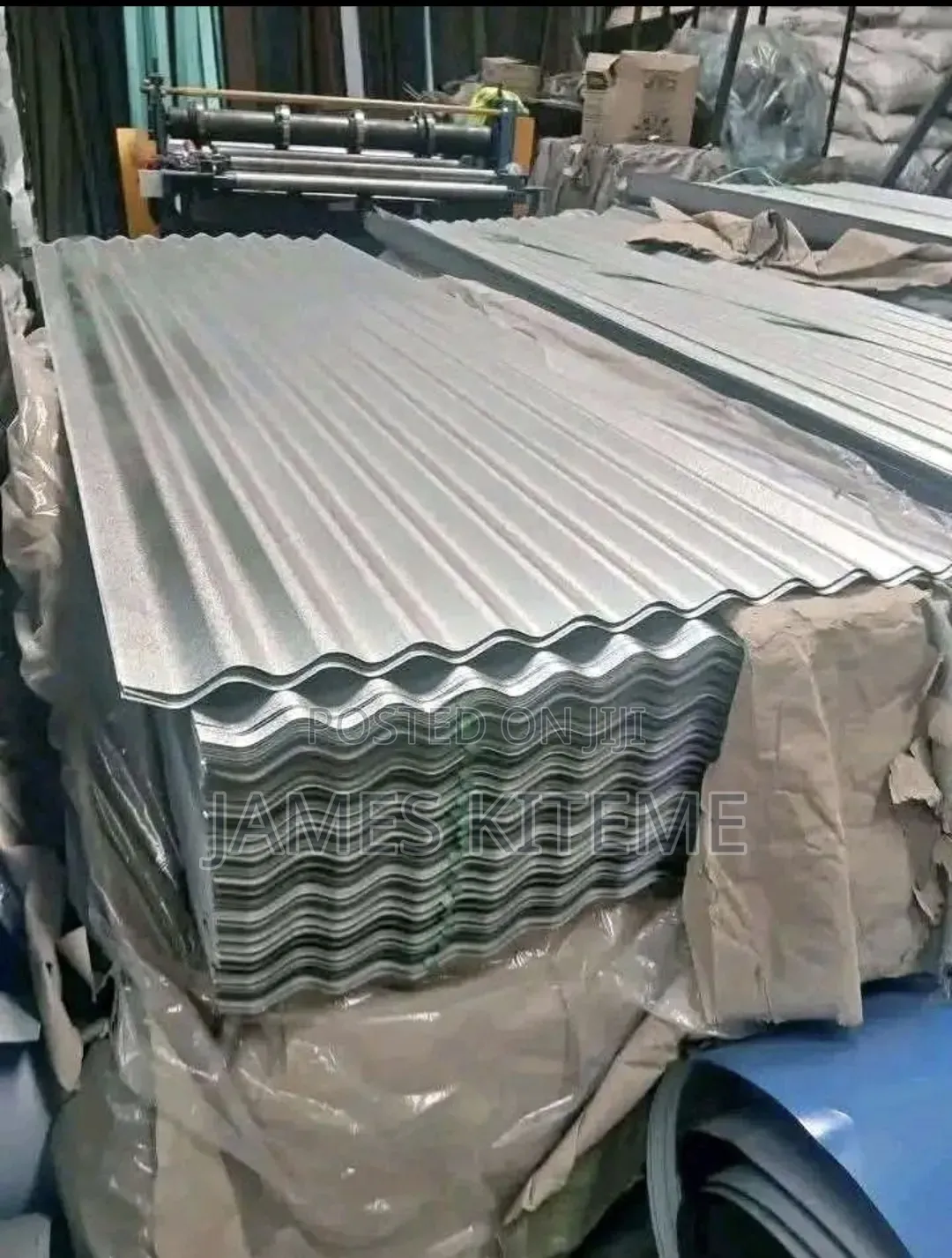 Non Coloured Roofing Mabati (Aluzinc)