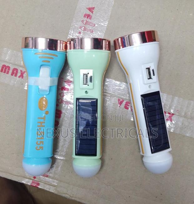 Torch Rechargeable USB and Solar