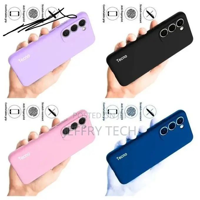 Cover Liquid Silicon Case for TECNO SPARK 40 PRO+,soft Touch, Excelle