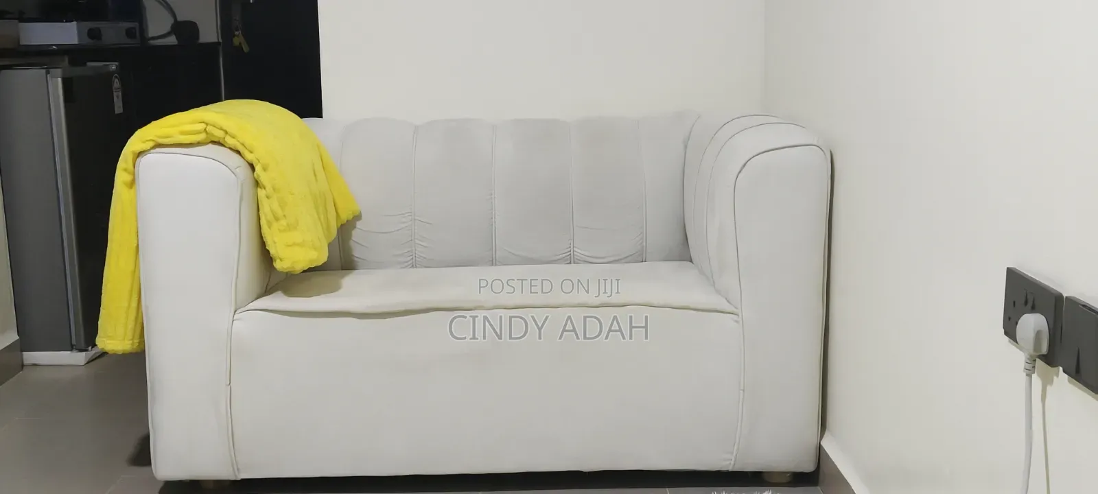 White Sofa 5 Months Old