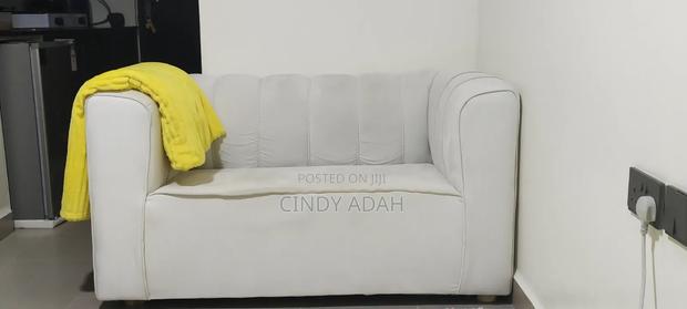 White Sofa 5 Months Old - thumbnail 2