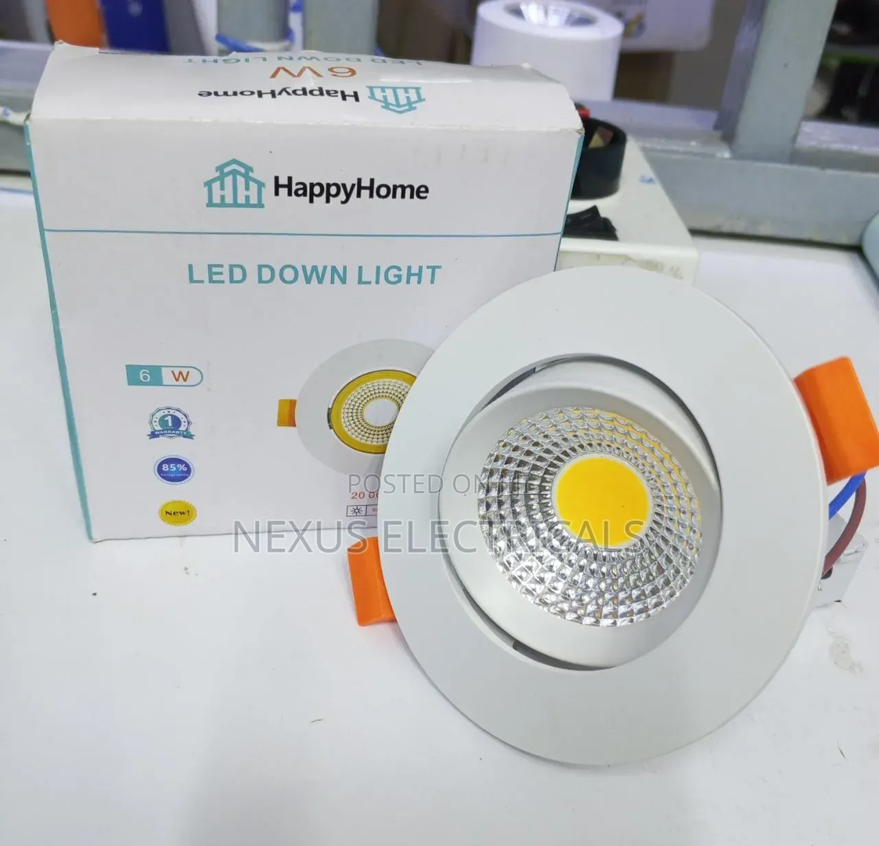 Tilt Downlighter 6W. Tiltable Downlighters