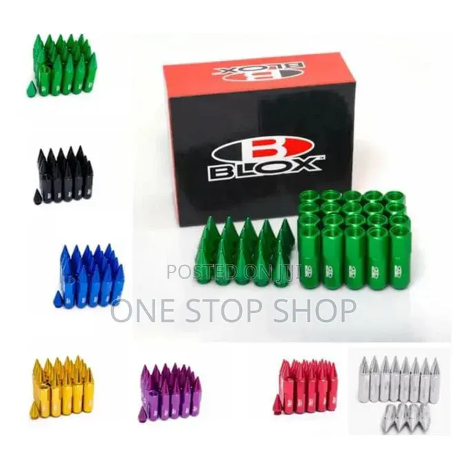 Aggressive Custom Look Different Car Models Bullets Wheel Nuts