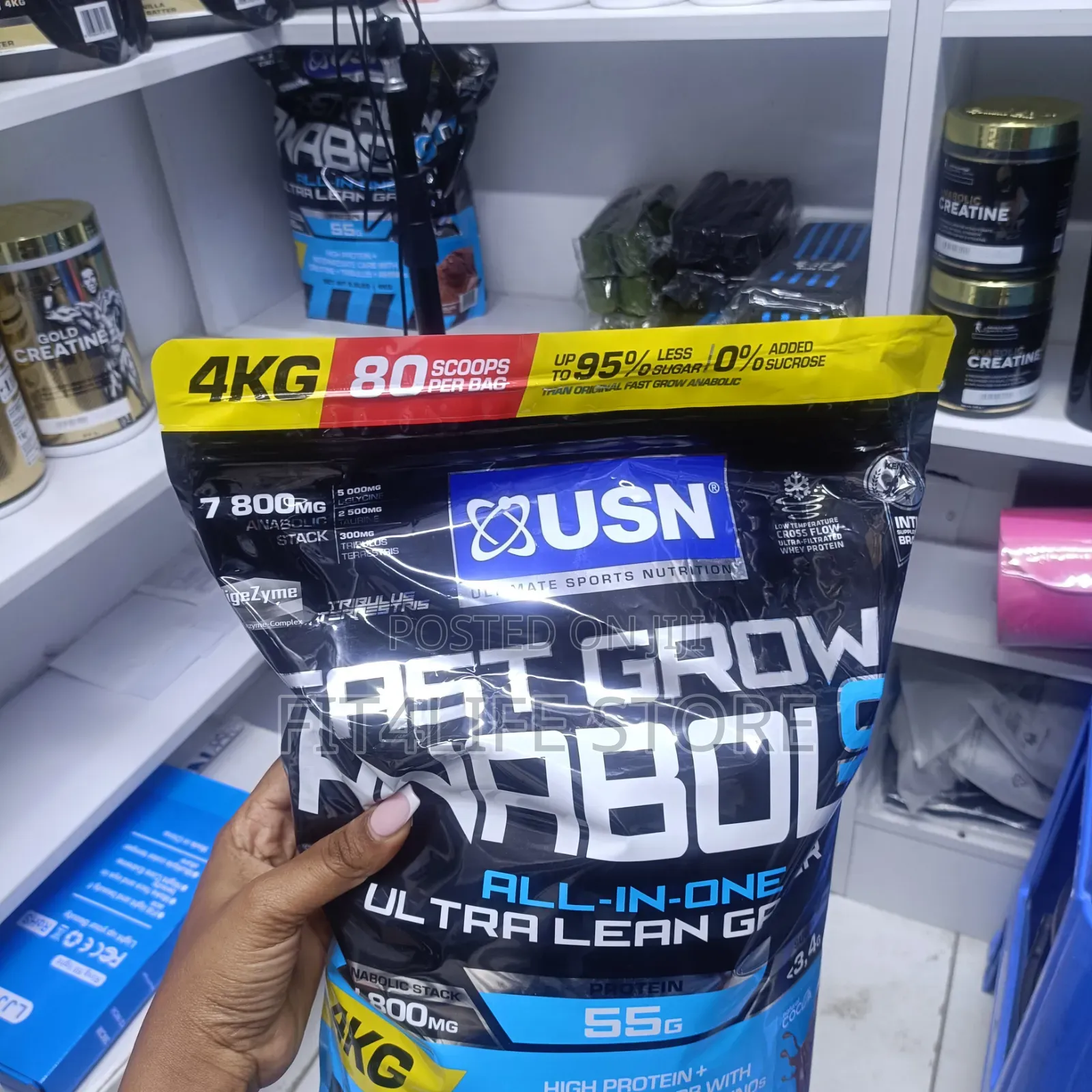 USN Fast Grow Anabolic 4KG – Ultra Lean Mass Gainer