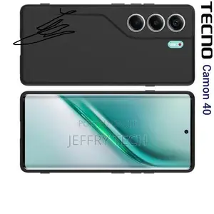 Cover Liquid Silicon Case for TECNO CAMON 40,soft Touch, Excellent Gri