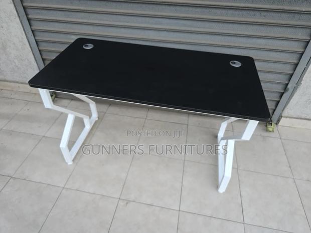 Metallic Frame Home Office Study Desk - thumbnail 2