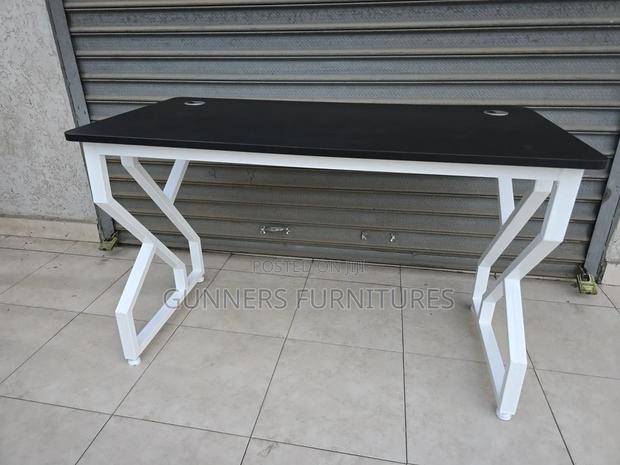Metallic Frame Home Office Study Desk - thumbnail 3