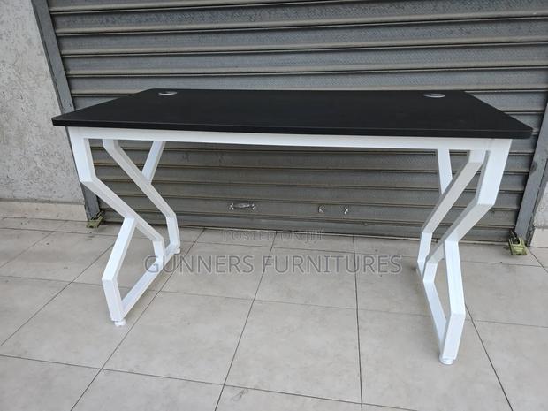 Metallic Frame Home Office Study Desk - thumbnail 5