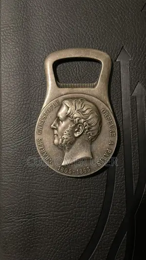 Vintage 1958 France Charles Christofle Silver Plated Bottle Opener