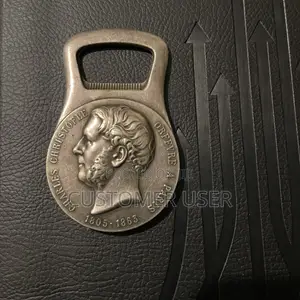 Vintage 1958 France Charles Christofle Silver Plated Bottle Opener