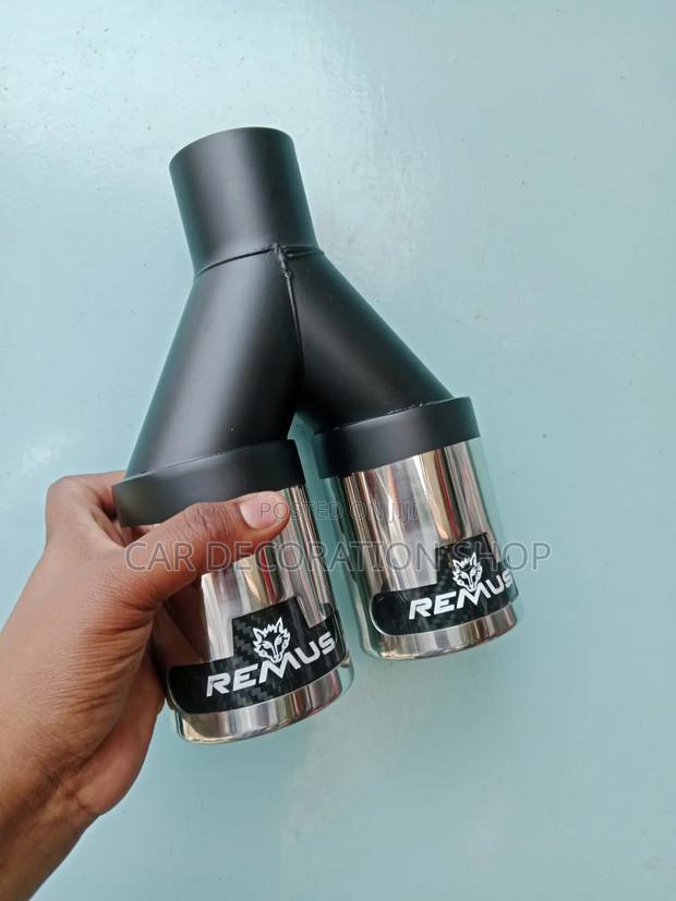 Standard Size Twin Exhaust Remus Tips - thumbnail 2