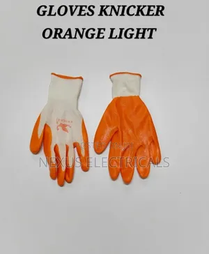 Gloves Orange White