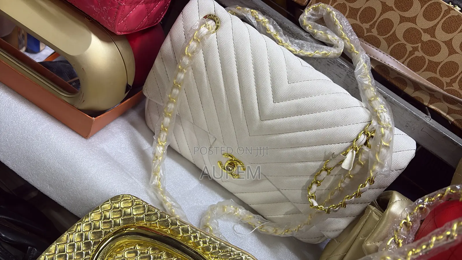 White Chanel Handbag