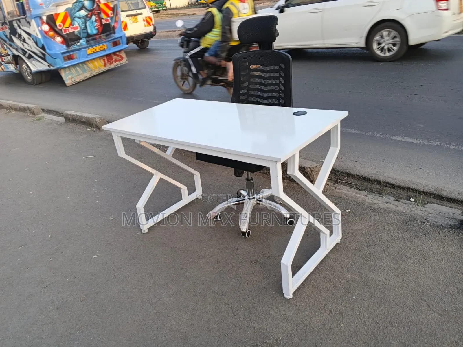 Office Desk 1.2m White,office Steward Set