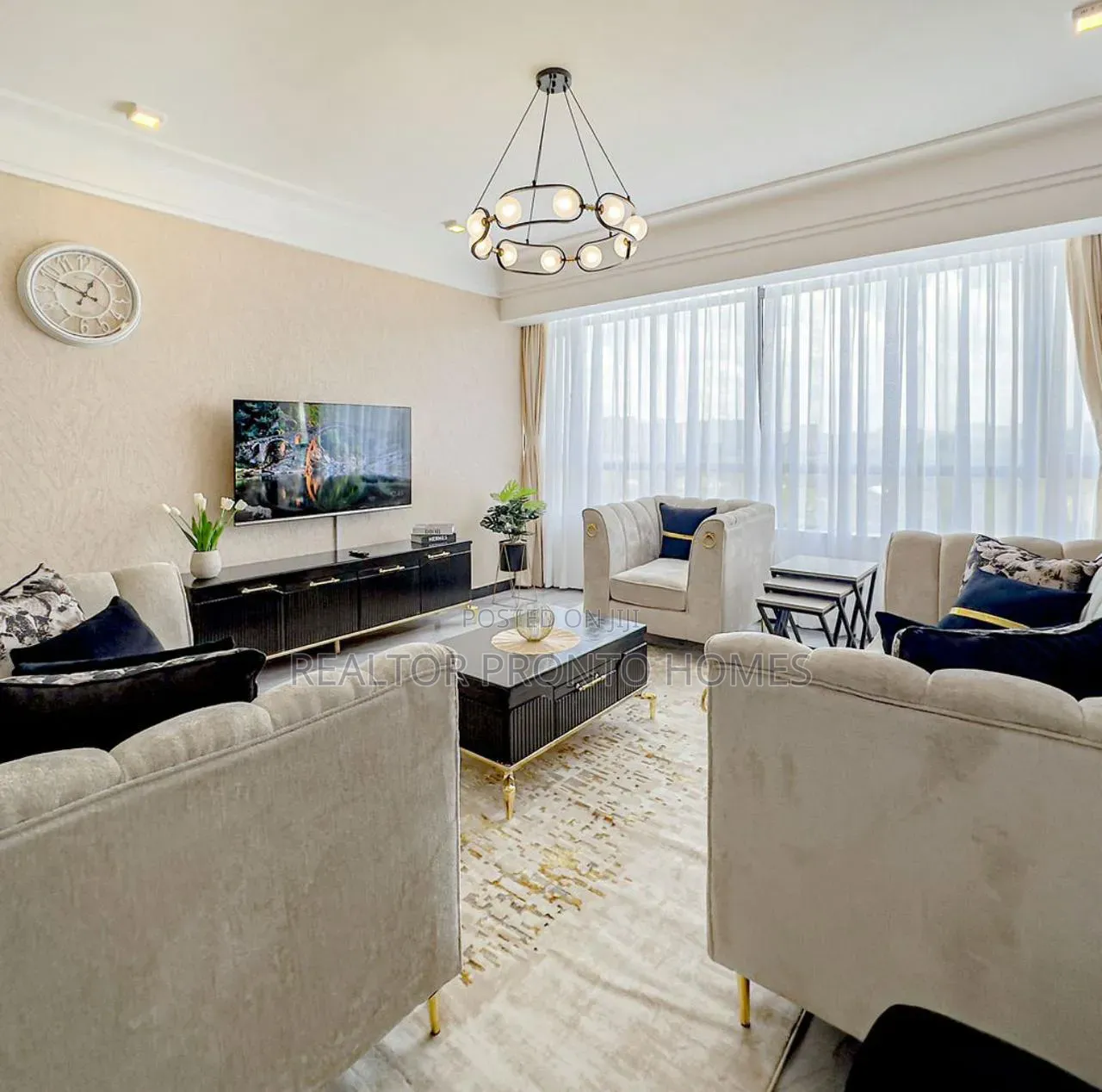 Fully Furnished and Serviced 3 Bedrooms Apartment in Kilimani Nairobi