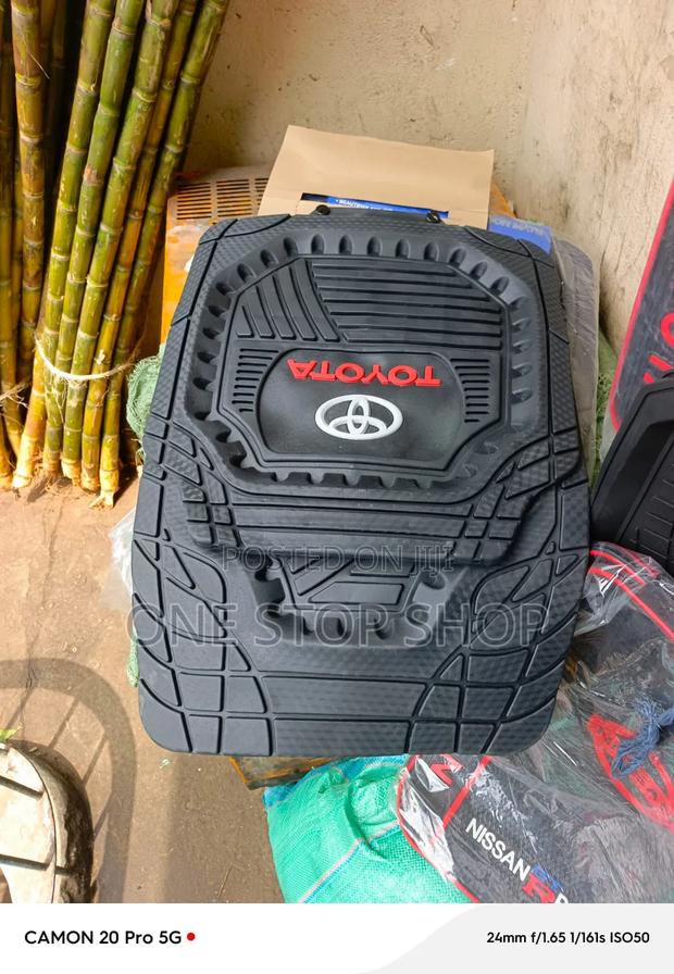 Heavy Duty Toyota Branded Deep Dish Carpet All Weather Mats