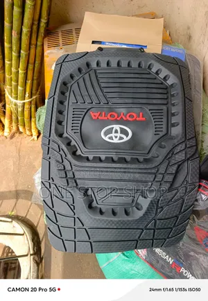 Toyota Model Cars Branded Front and Rear Floor Mats 5pcs