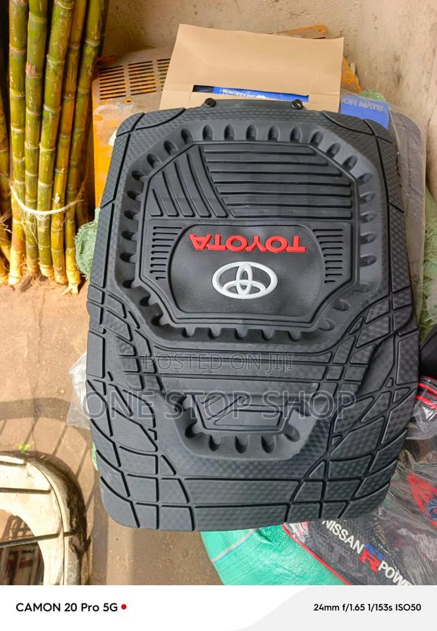 Toyota Model Cars Branded Front and Rear Floor Mats 5pcs