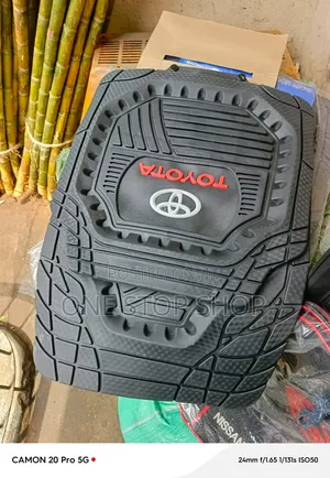 Toyota Deep Dish Design With Molded Channels to Trap Debris Floor Mats