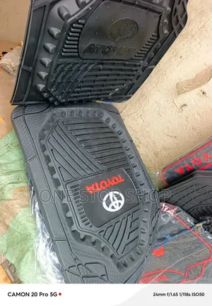 Toyota Floor Mat Thick Durable Black Rubber Designed to Last